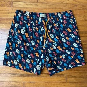 Jcrew men’s swim shorts floral